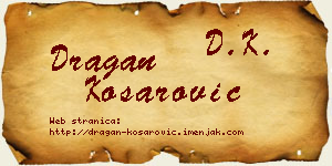 Dragan Košarović vizit kartica